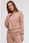B293 Bluza z otwartymi plecami - mokka (kolor mokka, rozmiar XL) - zdjęcie 1