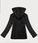 Pikowana kurtka plus size z kapturem J Style czarna (16M9267-392) - zdjęcie 2