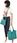 Paolo Bags Włoska Torebka Damska Shopper Listonoszka Worek L3025 Teal - zdjęcie 5