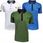 Koszulka polo męska tshirt sportowy z kołnierzem ZIELONA XXL - zdjęcie 3