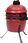 Zakito Europe Ceramiczny Grill Kamado 26,5cm Czerwony ZE316095 - zdjęcie 3