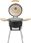 Zakito Europe Grill Ceramiczny Kamado 27cm 2 Półki Termometr ZE41139 - zdjęcie 2
