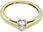 Diament Złoty pierścionek damski w oryginalnej oprawie R 2415X 0,03ct - zdjęcie 3