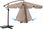 Parasol ogrodowy Plonos Parasol Ogrodowy Duży Składany Z Wysięgnikiem Pokrowiec 6 Segmentów 350Cm 488003 - zdjęcie 6