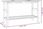 Zakito Home Szafka Łazienkowa Z Umywalkami Drewniana 132X45X75Cm Czarny Marmur (ZH3096579) - zdjęcie 2