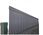 Listwy Ogrodzeniowe Pionowe Wąskie 44-62mm 153X250cm Rd05 Antracyt Komplet - zdjęcie 4