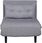 Venture Design sofa rozkładana Vicky jednoosobowa szara 70cm - zdjęcie 4