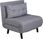 Venture Design sofa rozkładana Vicky jednoosobowa szara 70cm - zdjęcie 3