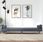 Dkd Home Decor Sofa rozkładana z poduszkami ciemnoszary aksamit - zdjęcie 3