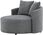 Venture Design Sofa Kelso okrągła szara boucle - zdjęcie 5