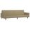 Dkd Home Decor Sofa 2-osobowa z imitacji skóry w kolorze cappuccino-brązowym - zdjęcie 2