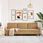 Dkd Home Decor sofa 3-osobowa brązowa 210 cm aksamit - zdjęcie 2