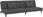 Dkd Home Decor Sofa 2-osobowa z 2 poduszkami ciemnoszary aksamit - zdjęcie 3