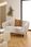 Actona SOFA 2-OSOBOWA RIA BEŻOWA 150 CM - zdjęcie 3