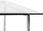 Euro-Home Minimalistyczny nowoczesny szklany stolik do salonu 105x36 cm C016 - zdjęcie 3