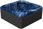 Hydrosan Wanna Spa Jacuzzi Ogrodowe Z Hydromasażem 5-Osobowa 200X200 cm 230V Niebieska Fala Oceanu Obudowa Antracyt Spa752 - zdjęcie 5