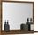 Zakito Home Lustro ścienne z półką brązowe dąb 40x10,5x37cm (ZH815635) - zdjęcie 4