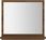 Zakito Home Lustro ścienne z półką brązowe dąb 40x10,5x37cm (ZH815635) - zdjęcie 6
