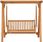 The Living Store Huśtawka Hollywood 170cm Lite Drewno Tekowe 316629 - zdjęcie 3
