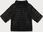 Dwustronna kurtka damska plus size z rękawem 3/4 Minority czarna/kwiaty (M23-7010-1) - zdjęcie 3
