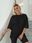 Koszulka Damska Oversize T-shirt Bawełna Luźna Krótka Sukienka Mini 2XL - zdjęcie 2