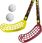Zestaw Do Unihokeja Azetx Cobra Junior 2Kije+2Piłki Bez Owijki 87cm - zdjęcie 2