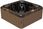 Hydrosan Wanna Spa Jacuzzi Ogrodowe Z Hydromasażem 5-Osobowa 200X200 cm 230V Magma Gold Obudowa Kawa Spa752 - zdjęcie 5