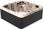 Jacuzzi Hydrosan Wanna Spa Ogrodowe Z Hydromasażem 5-Osobowa 200X200 cm 230V Cappucino Obudowa Antracyt Spa752 - zdjęcie 2