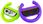 Kierownica Yaxo Joy-Con Wheels Set Kierownice Nintendo Switch 2 Żółto-fioletowy YGWSJCH02CM - zdjęcie 2