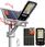 Lampa Solarna Uliczna Czujnik Ruchu Zmierzchu Mocna Uchwyt Montaż 2000W - zdjęcie 3