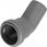 Aquer Kolano Kanalizacyjne 50Mm 30° Pcv Pp - zdjęcie 5