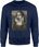 Mona Lisa z lizakiem Pop Art. Męska bluza (XL, Szary) - zdjęcie 3