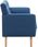 Elior 3 osobowa niebieska sofa pikowana Bodi 6X - zdjęcie 6