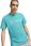 Koszulka męska Puma MAPF1 ESS LOGO turkusowa 62734905 - zdjęcie 2