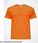 T-shirt JHK TSRA 150 - T-SHIRT męski fluorescencyjny z krótkim rękawem wzmocniony lycrą ściągacz, 100% bawełna, - złoty fluorescencyjny L - zdjęcie 6