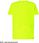 T-shirt JHK TSRA 150 - T-SHIRT męski fluorescencyjny z krótkim rękawem wzmocniony lycrą ściągacz, 100% bawełna, - złoty fluorescencyjny 2XL - zdjęcie 1