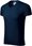 Bawełniana koszulka męska T-shirt Fit V-neck MALFINI Granatowa - zdjęcie 2