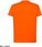 T-shirt JHK TSRA 150 - męski z krótkim rękawem wzmocniony lycrą ściągacz, 100% bawełna, 155-160g - ceglasty XS - zdjęcie 3