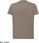 T-shirt JHK TSRA 150 - męski z krótkim rękawem wzmocniony lycrą ściągacz, 100% bawełna, 155-160g - cynkowy M - zdjęcie 2