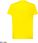 T-shirt JHK TSRA 150 - męski z krótkim rękawem wzmocniony lycrą ściągacz, 100% bawełna, 155-160g - złoty L - zdjęcie 3
