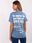 T-shirt Ciemny niebieski - zdjęcie 4