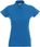 Koszulka damska polo Promostars Ladies' Cotton 42195, niebieska - zdjęcie 3