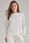 Bluza nierozpinana Vivisence 9004 biały - biały - zdjęcie 3