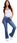 401_ Spodnie damskie dzwony Flare jeans szeroka nogawka _M/38 - zdjęcie 3