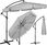 Parasol ogrodowy Springos Parasol Ogrodowy Z Wysięgnikiem Składany Regulacja Pokrowiec Szary 350cm - zdjęcie 5