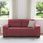 vidaXL Sofa 2 Osobowa Winna Czerwień 140Cm Tkaniną (4105310) - zdjęcie 2