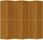 Zakito Parawan Bambusowy 6 Paneli 210x200cm Brązowy (Z358827) - zdjęcie 3
