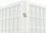 Zakito Home Parawan Japoński Składany Lite Drewno Biały 160x170cm (ZH352088) - zdjęcie 3