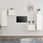 Zakito Home Wiszące Szafki Tv Z Litego Drewna Sosnowego Biały (ZH3100250) - zdjęcie 4