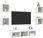 Zakito Home Meble Rtv Led Rgb Białe 7Szt. 30X30X30 40X30X30Cm (ZH3216583) - zdjęcie 6